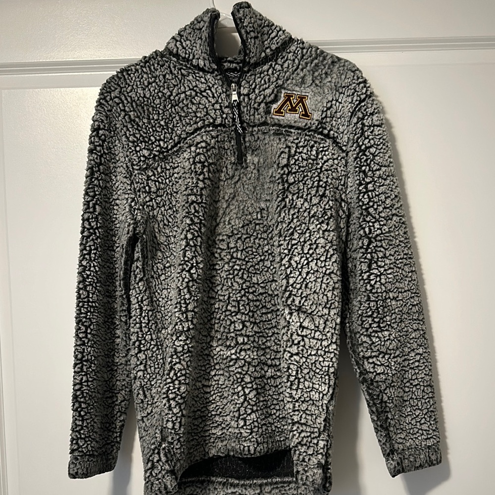 University of Minnesota quarter zip Sherpa